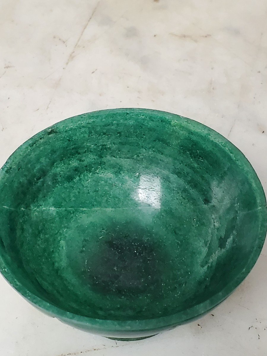 China - Engraved Nephrite Jade Cup.-photo-3