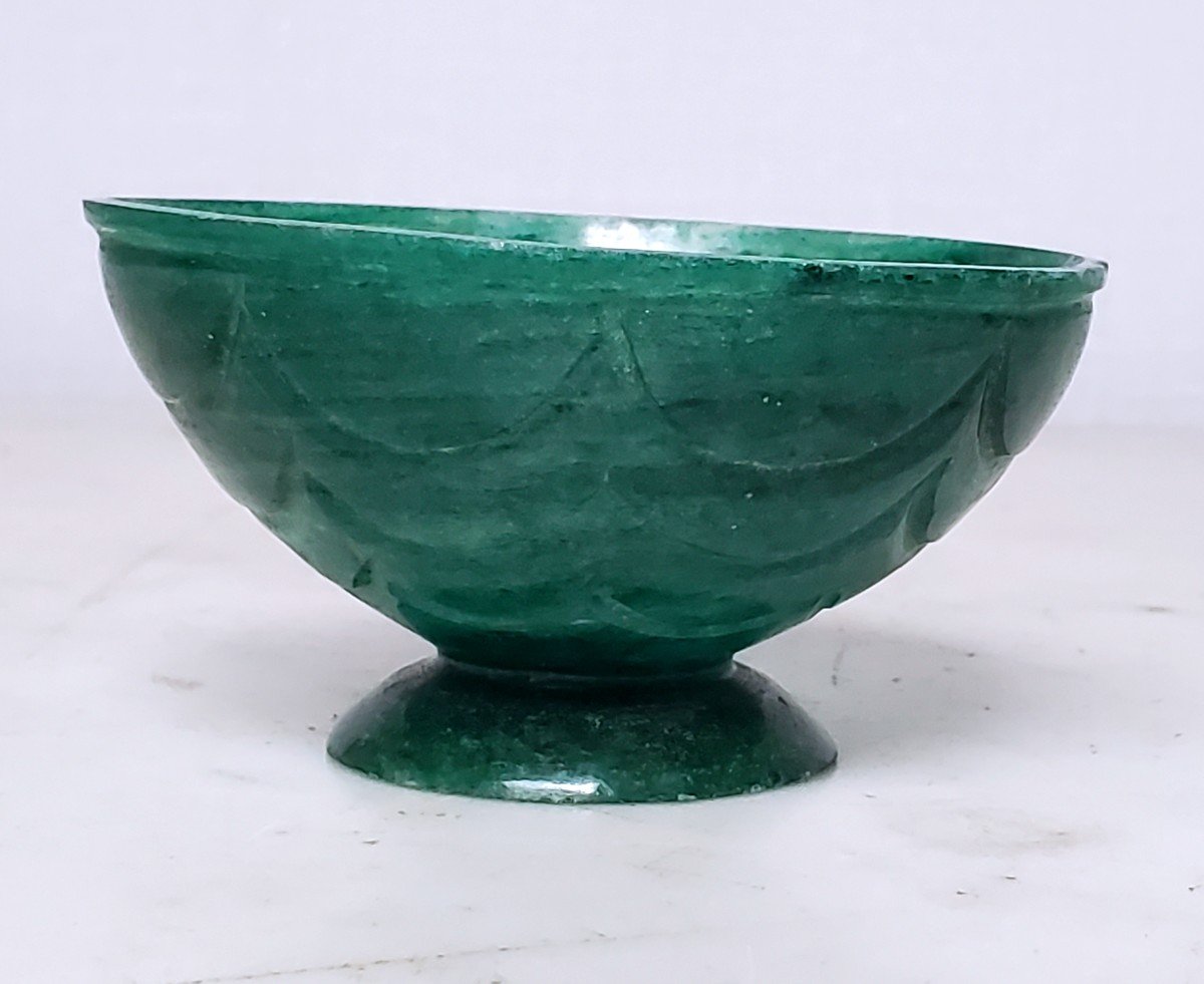 China - Engraved Nephrite Jade Cup.