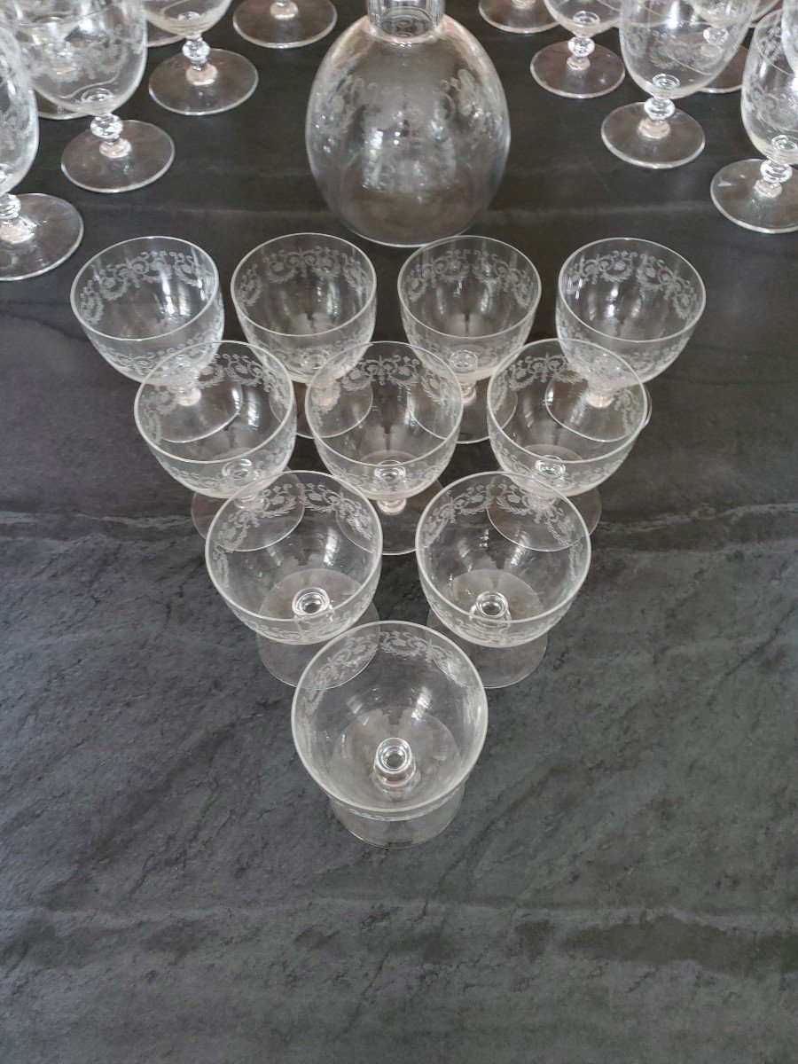 Baccarat - Crystal Glass Service - Camilla Model-photo-2