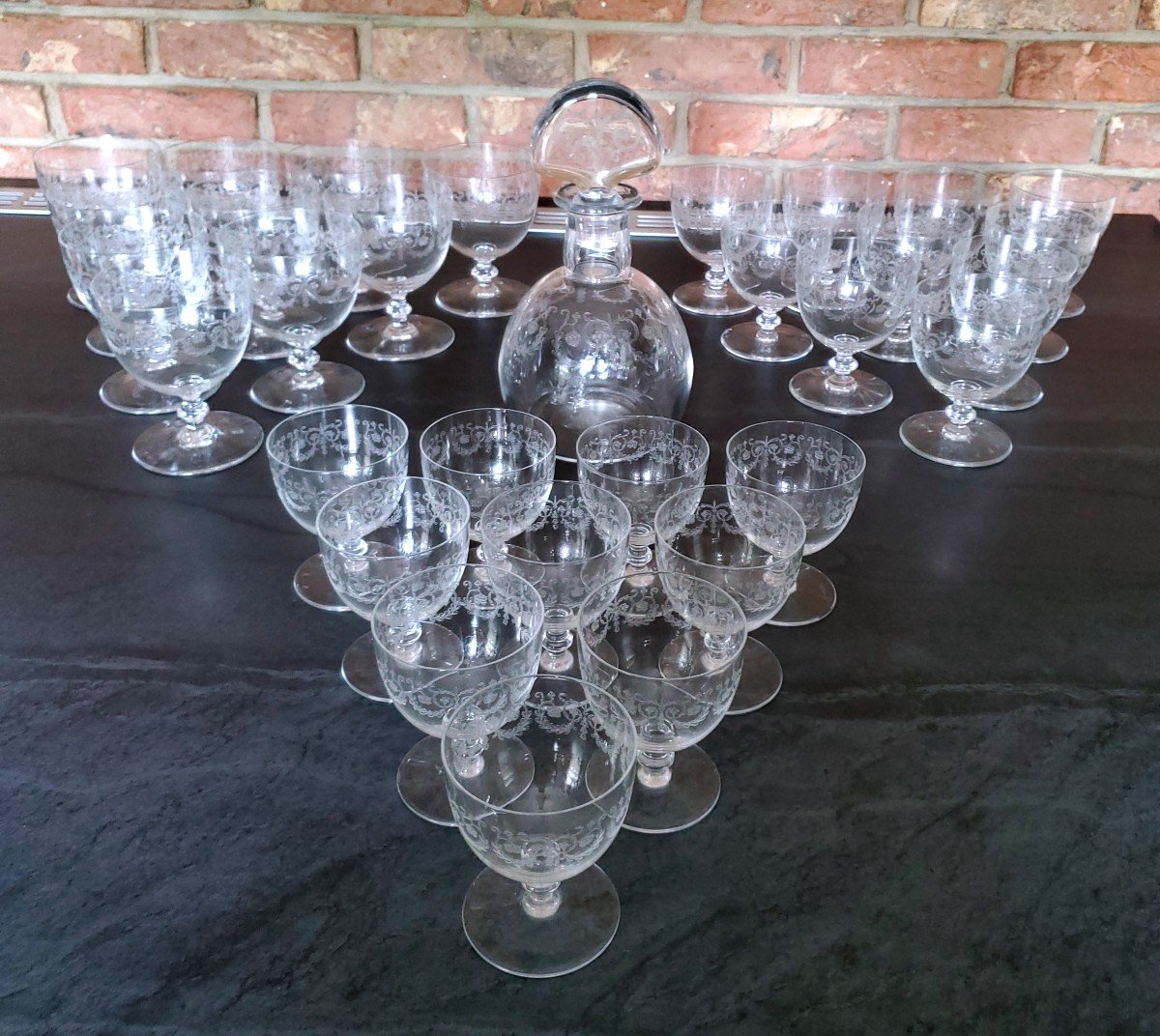 Baccarat - Crystal Glass Service - Camilla Model