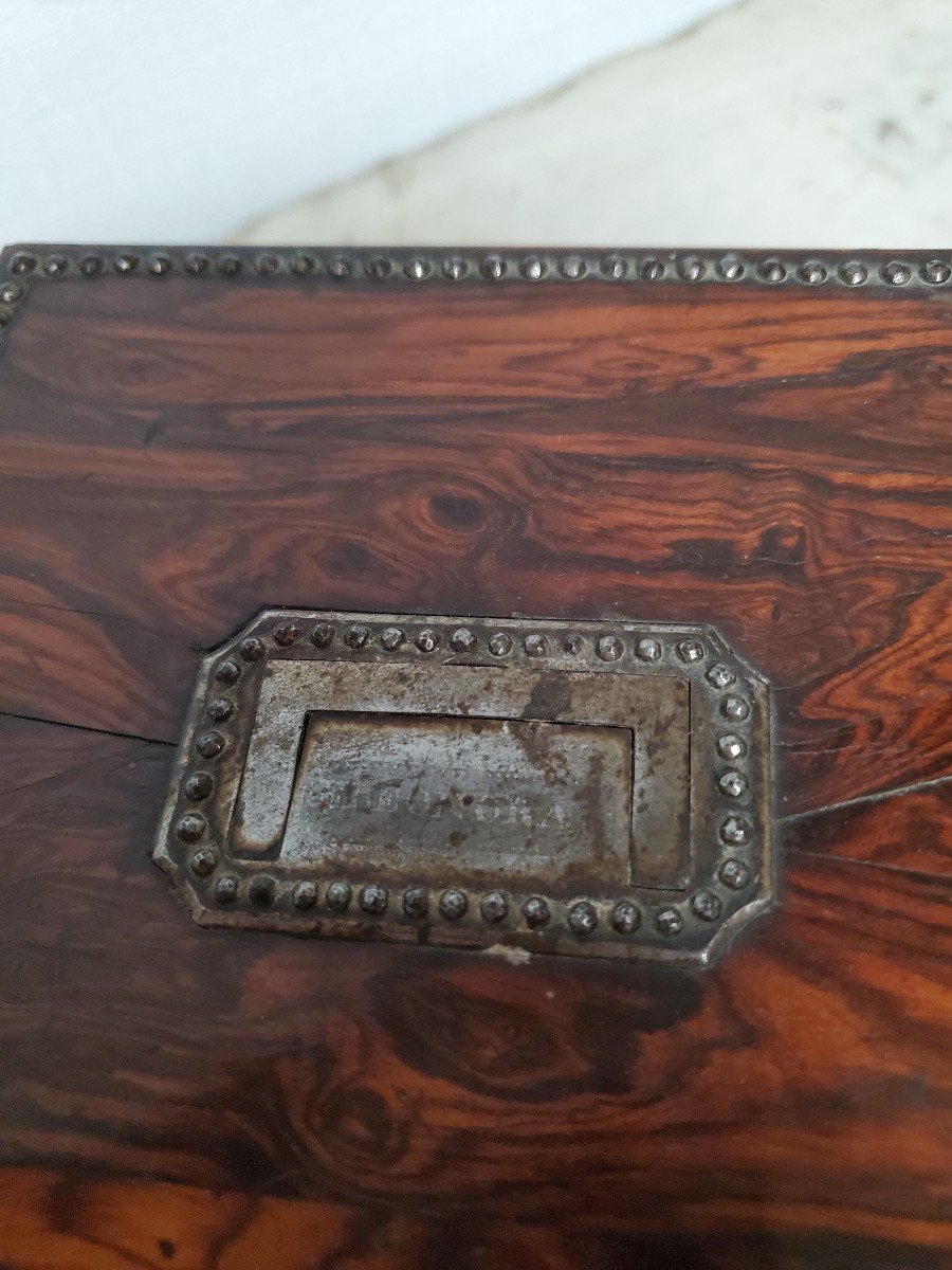 Rosewood Scent Box - 19th Century-photo-3