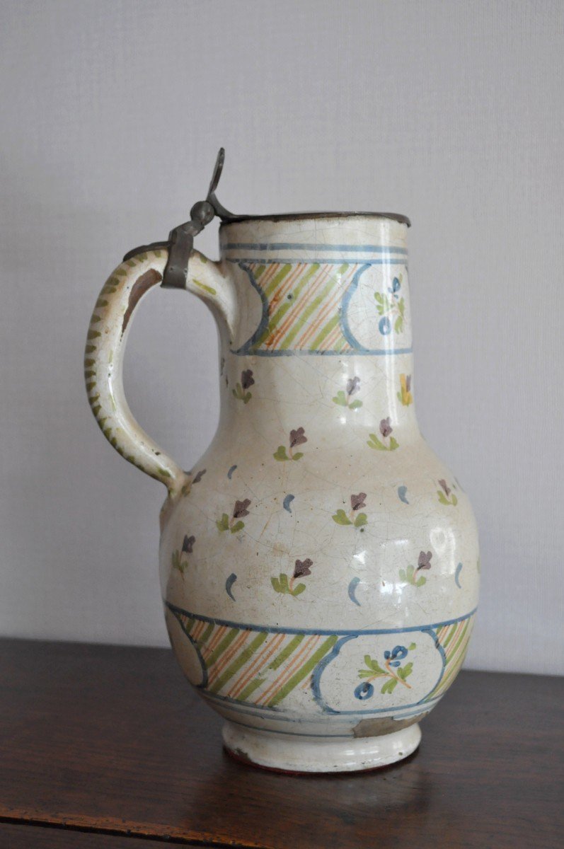 Pichet - Pot à Bière En Faience De Bruxelles - XVIIIème-photo-1