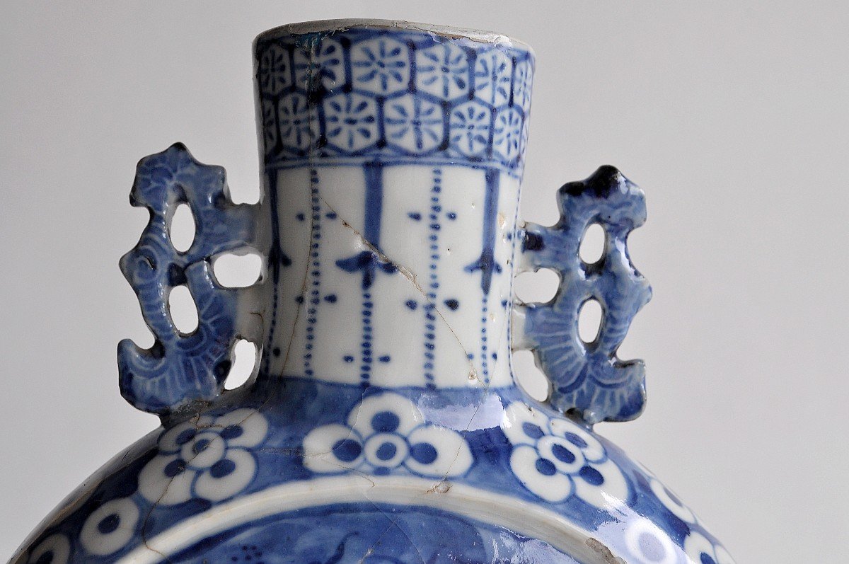 China - Porcelain Gourd Vase - XVIIIth-photo-4