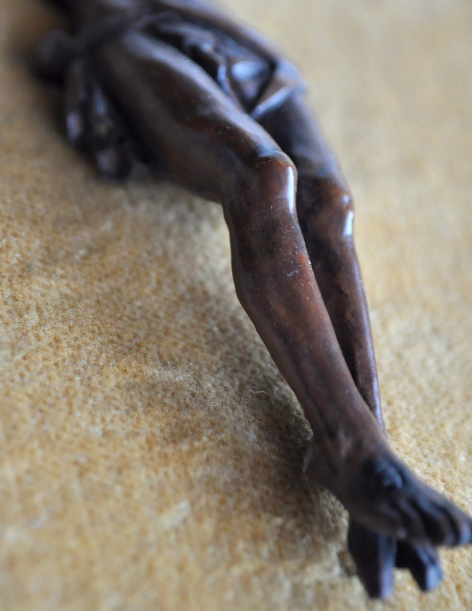 Christ In Carved Wood - France - 18 / 19th Century-photo-3