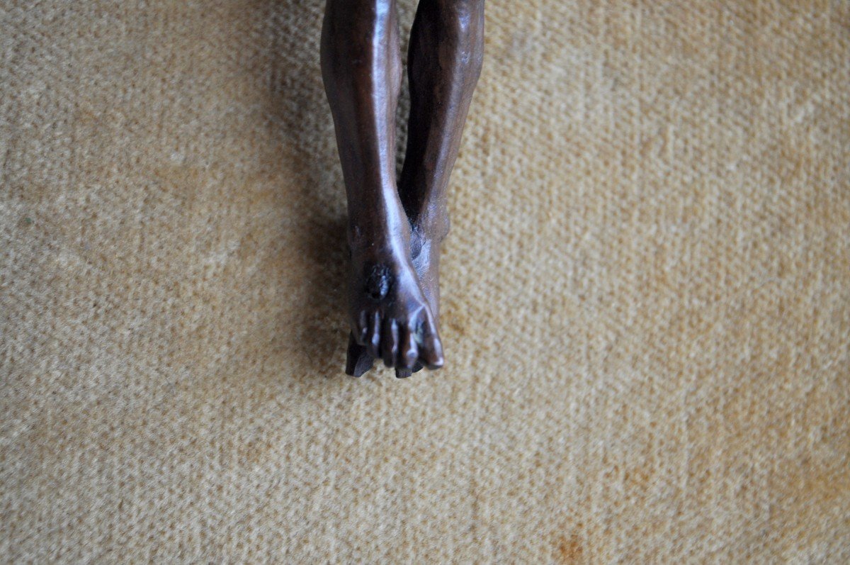 Christ In Carved Wood - France - 18 / 19th Century-photo-1