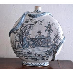 Delft - Gourd In Earthenware - Signed - XVIIIth