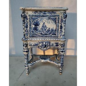 Covered Pot - Delft Earthenware - Circa 1800