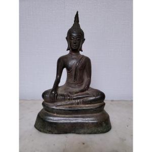 Sculpture - Ancient Buddha - Thailand - Bronze 19th Century