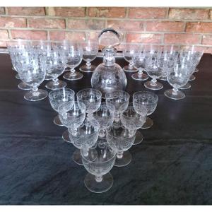 Baccarat - Service Verres En Cristal - Modèle Camilla