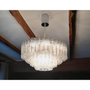 Chandelier - Murano Glass Ceiling Light - Doria Leuchten - 1960s