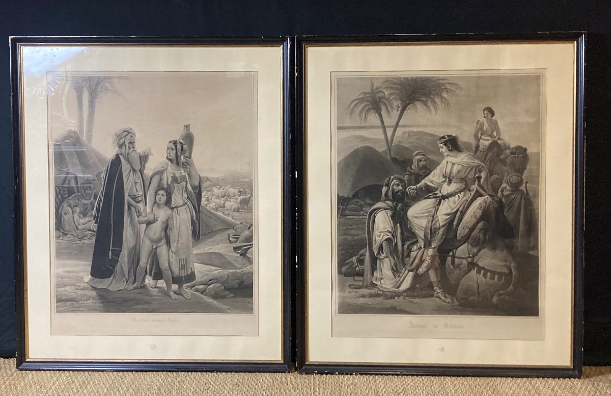 Pretty Pair Of Napoleon III Engravings