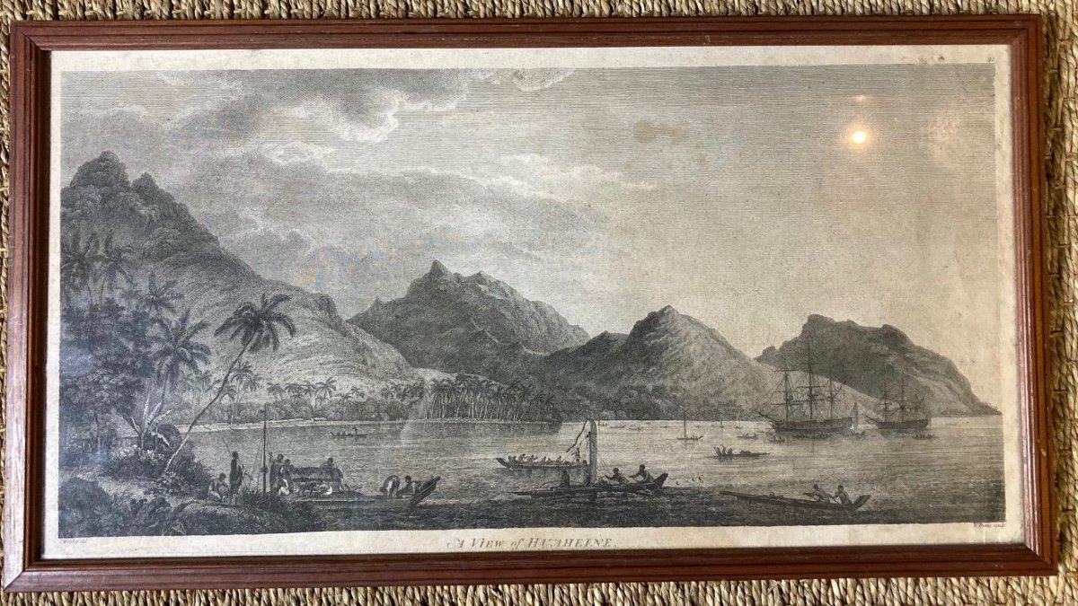 Three 19th Century Engravings Relating The Voyages Of Captain Cook