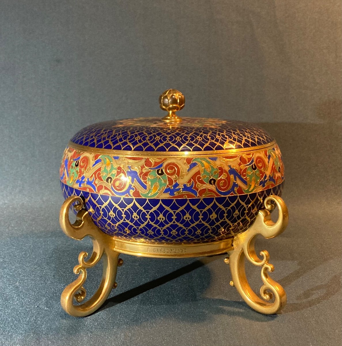 Sinisante Style Candy Box By Ferdinand Barbedienne Circa 1880