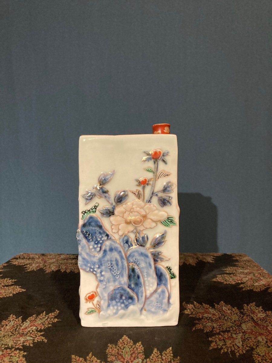 Arita Porcelain Sake Bottle, Japan Tokugawa Period-photo-3