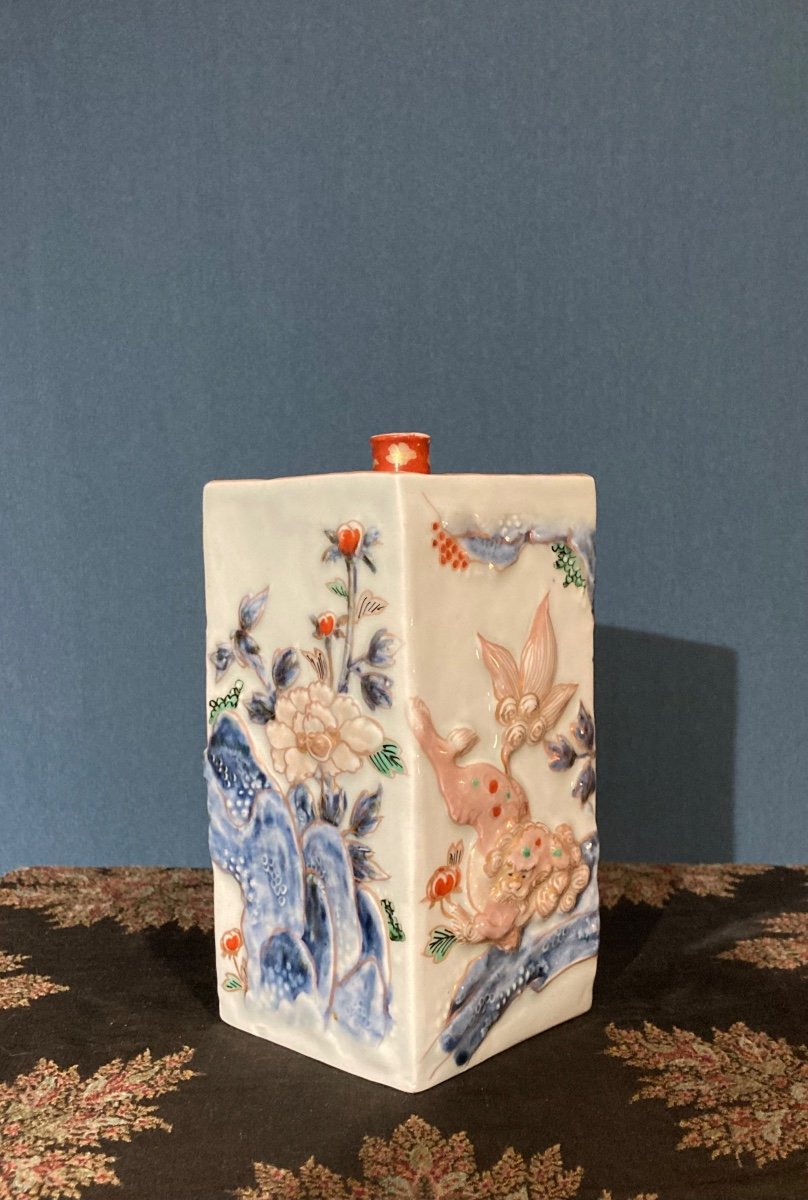 Arita Porcelain Sake Bottle, Japan Tokugawa Period-photo-4