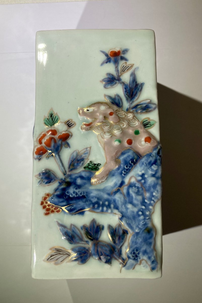 Arita Porcelain Sake Bottle, Japan Tokugawa Period-photo-3