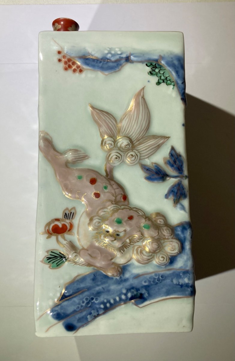 Arita Porcelain Sake Bottle, Japan Tokugawa Period-photo-4