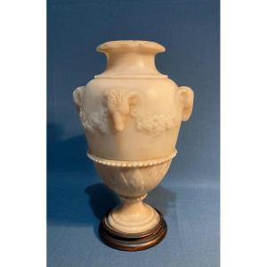 Neoclassical Style Alabaster Vase, 19th Century 