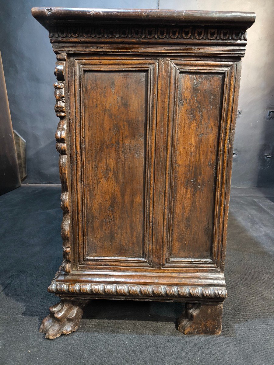 Commode Renaissance Bambocci Italie Gênes 17 ème -photo-4