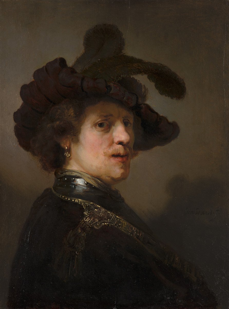 Portrait Of Rembrandt – Dutch School Of The 18th Century-photo-2