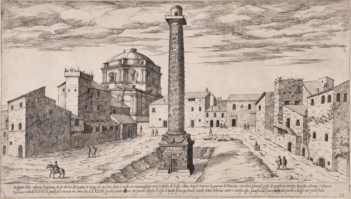 Les vestiges de l’Antiquité à Rome (planches n° 7, 33 et 39) – Etienne Dupérac (c. 1525 – 1601)-photo-2