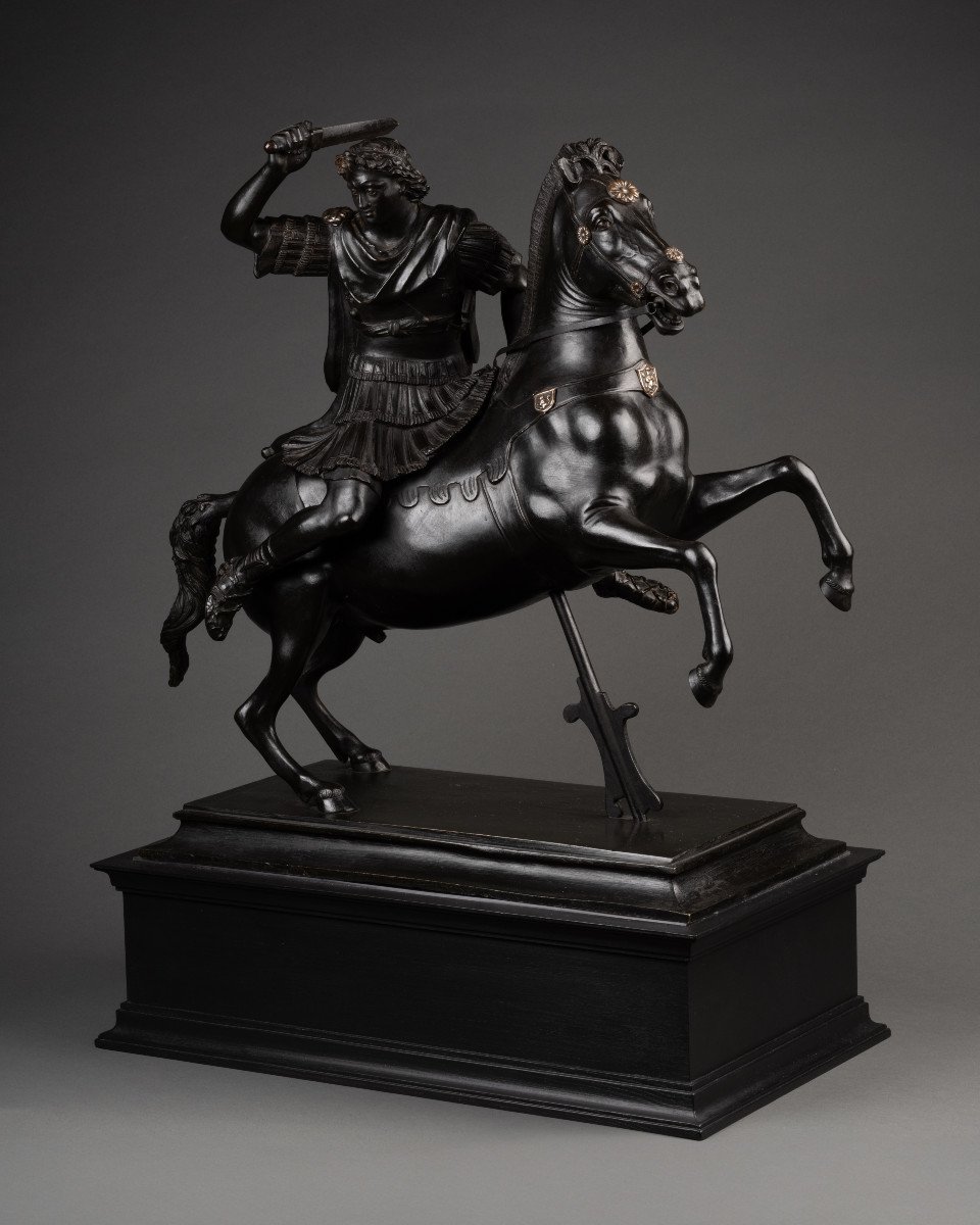 Alexander The Great On His Horse Bucephalus