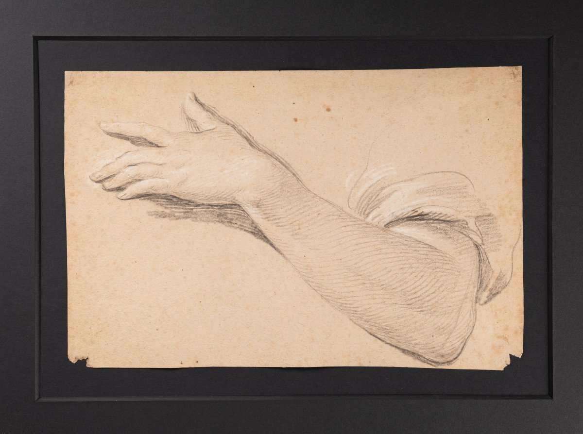 Left Hand Study. Joseph Ignace François Parrocel (avignon 1704 – Paris 1781)