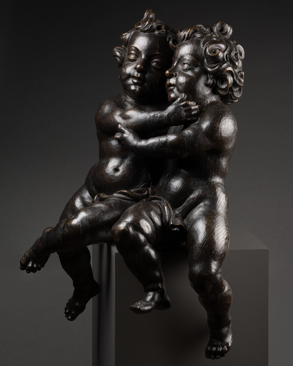 Sculpted Entwined Loves – Flanders 17th Century-photo-2