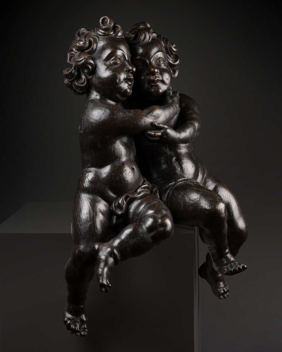 Sculpted Entwined Loves – Flanders 17th Century-photo-3