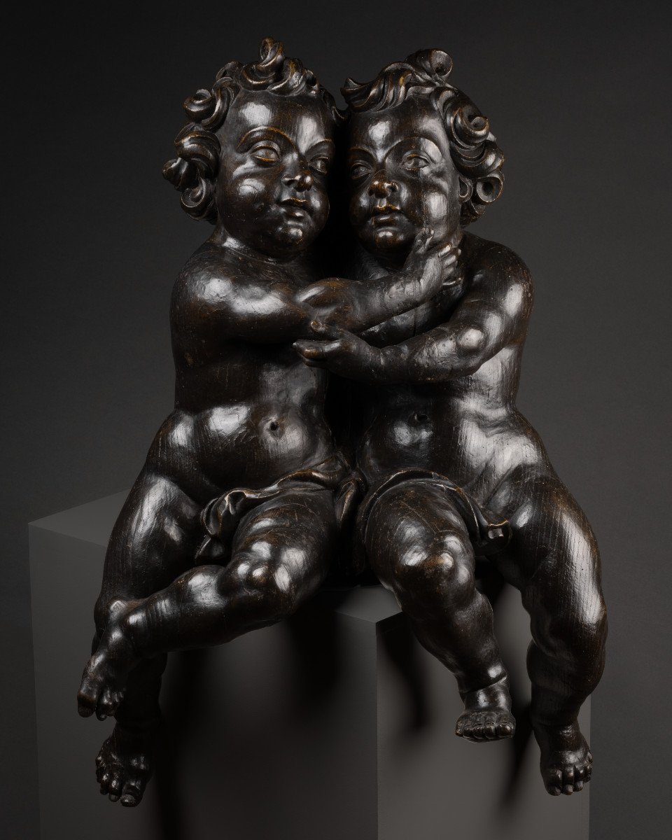 Sculpted Entwined Loves – Flanders 17th Century-photo-4