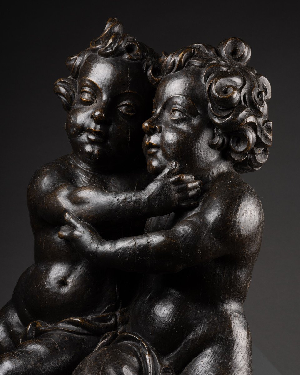 Sculpted Entwined Loves – Flanders 17th Century-photo-2