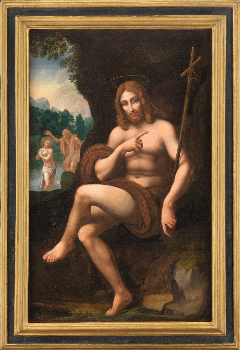 Saint John The Baptist – Follower Of Leonardo Da Vinci