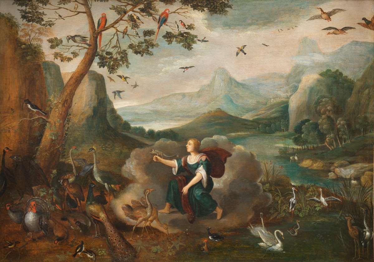 Allegory Of The Air - Adriaen Van Stalbemt (1580-1662)-photo-2