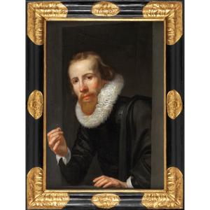 Portrait Of The Goldsmith B. J. Van Assendelft – Werner Van Den Valckert (1580 – C. 1627)