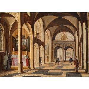 Imaginary Church Interior – Hendrick Van Steenwijck II (1580 – 1649)