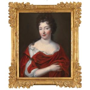 Portrait Of A Lady From The Grand Siècle – French School, C. 1700