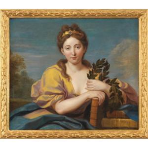 Calliope, Muse Of Epic Poetry – Louis De Boullogne The Younger (1654 – 1733) Attr. Has
