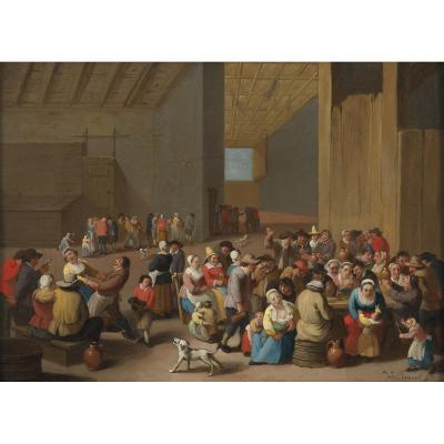 Peasant Rejoicing - Mattheus Van Helmont (1623 - 1679)
