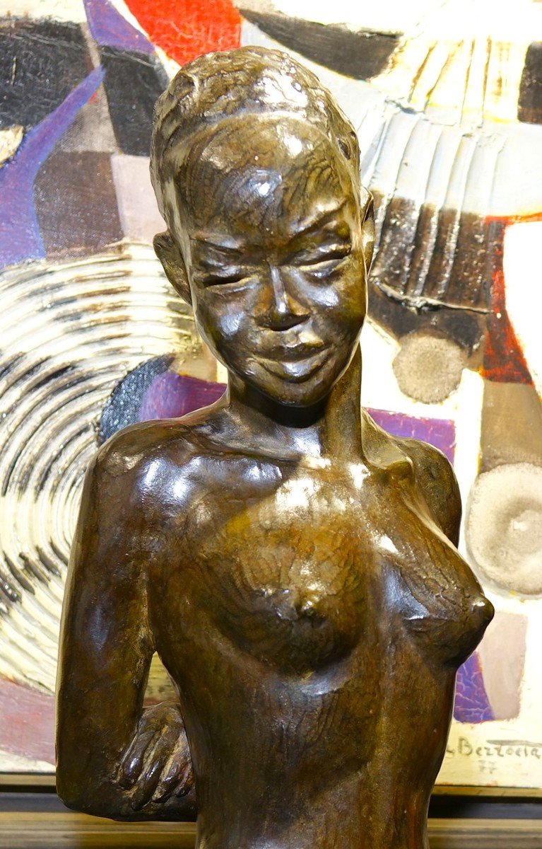 Bronze Africaniste P. SERSTE 1960-photo-6