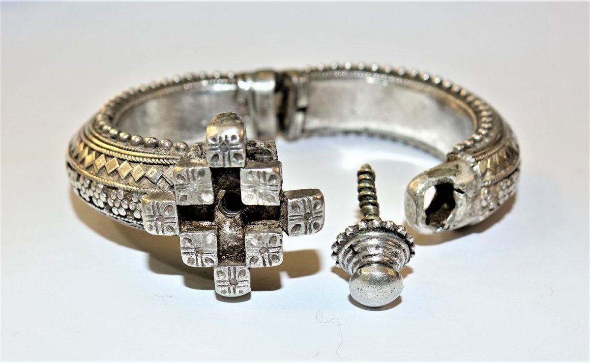 BRACELET ETHNIQUE ARGENT Sultanat d'OMAN 20 è.-photo-3