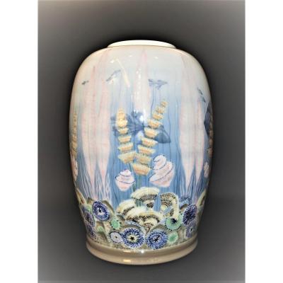 Important Vase In Porcelaine Of Sevres 1937