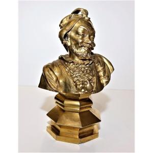 BARYE ALFRED  BRONZE DORE 19 ème