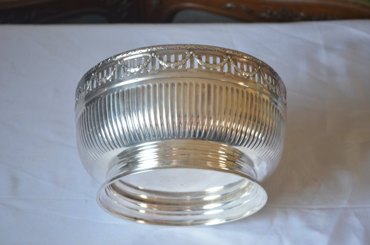 19th Century Sterling Silver Fruit Bowl-photo-8