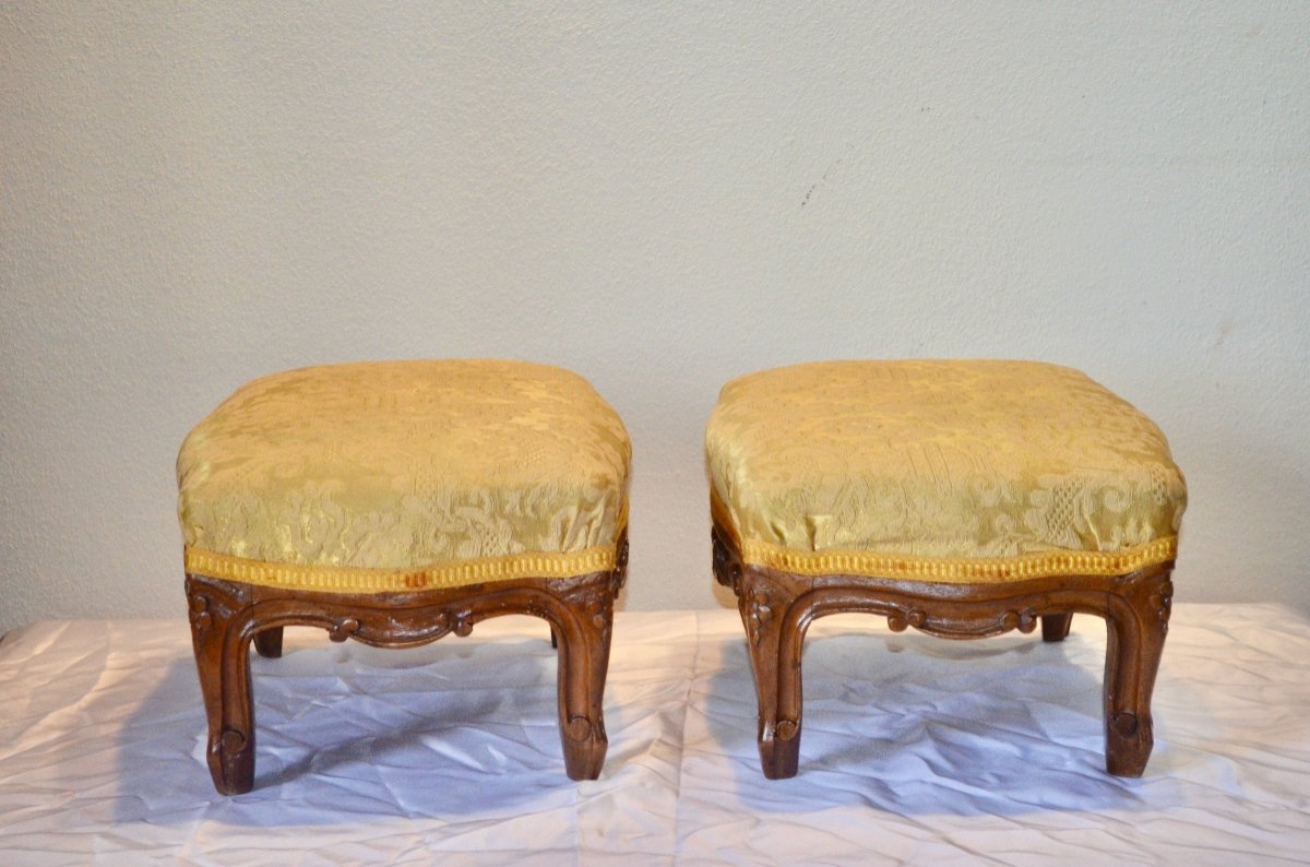 Pair Of Foot Rests 19th Century-photo-2