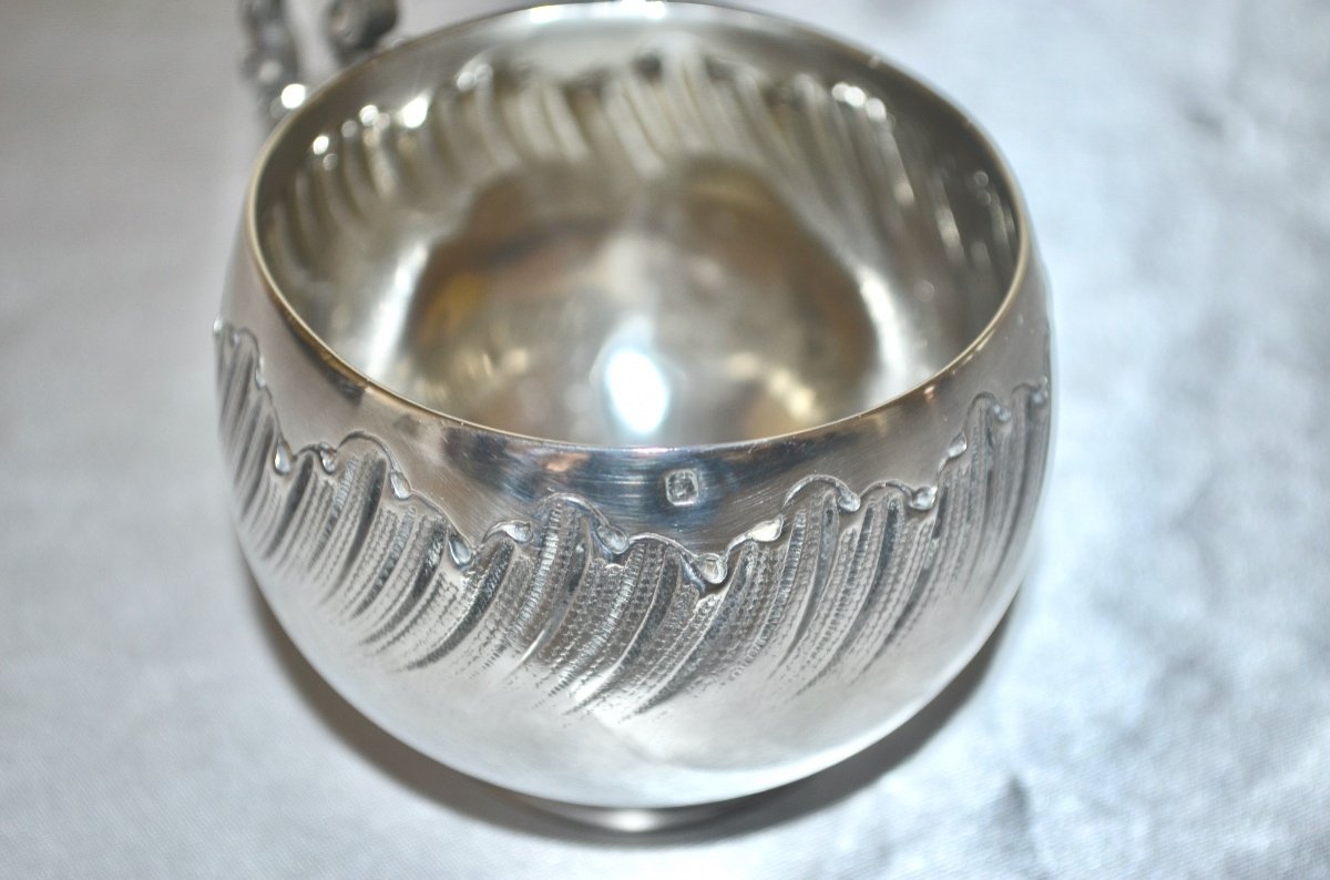 Cup In Sterling Silver 19th Century-photo-3