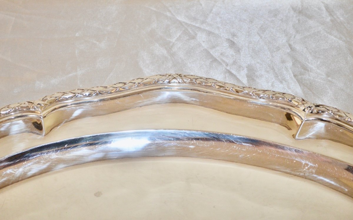 Oval Dish In Sterling Silver From Cardeilhac-photo-1