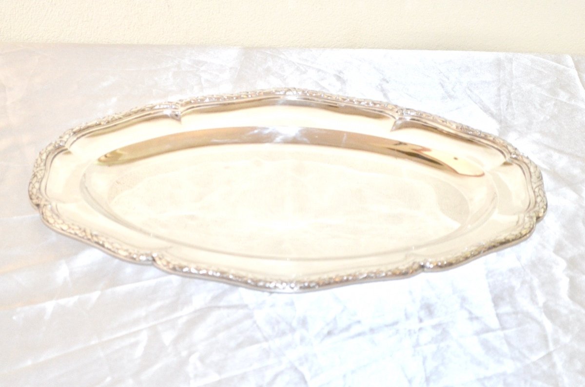 Oval Dish In Sterling Silver From Cardeilhac