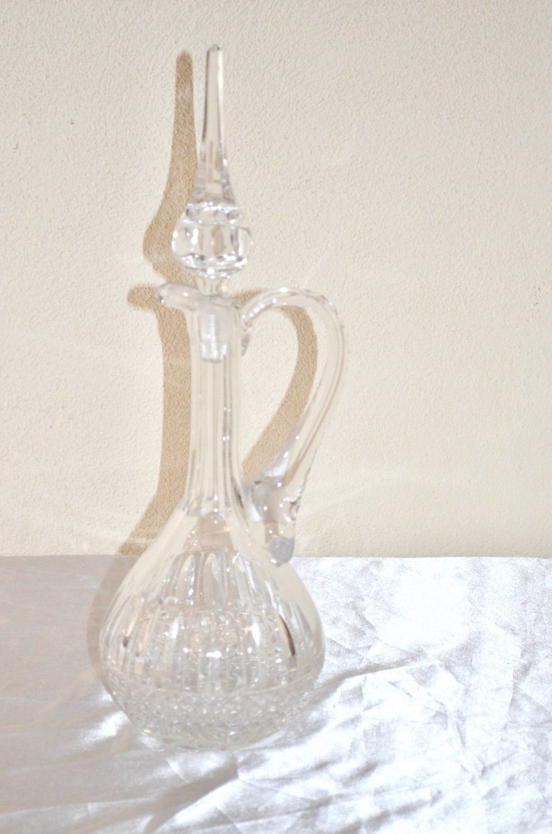 Baccarat Crystal Ewer Late 19th Century -photo-4