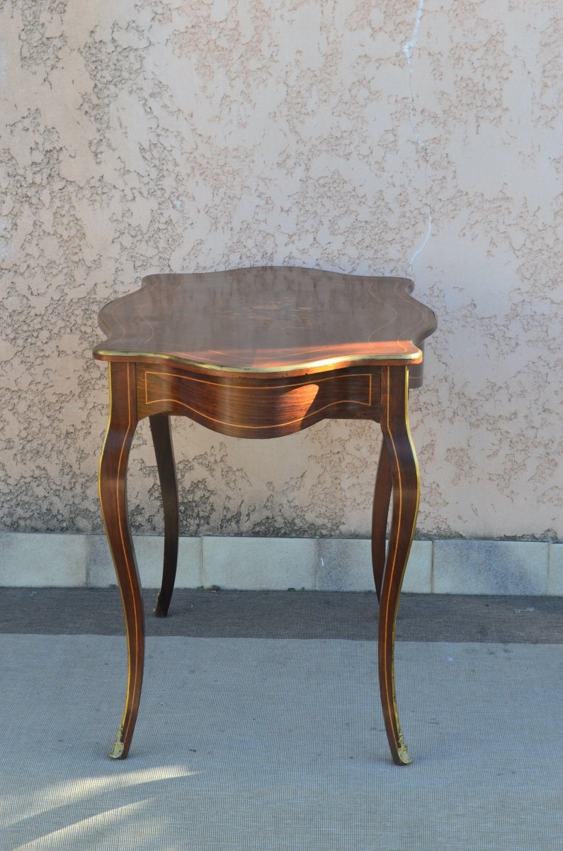 19th Century Rosewood Living Room Table -photo-6