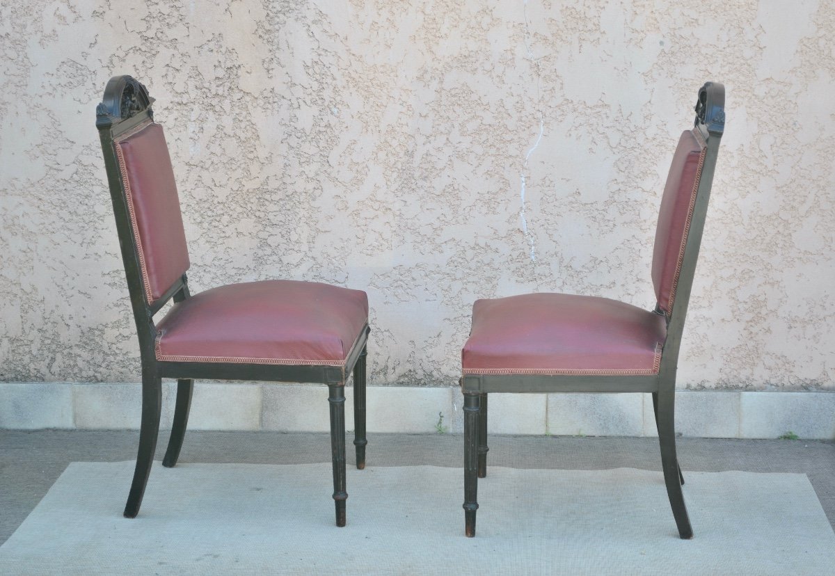 Pair Of Napoleon III Chairs-photo-4